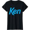 imageBarbie Ken 1990s Logo TShirt  Unisex Adults Kids  Black  Short Sleeve  Classic Fit  Crew Neck  Modern  Letter Print  Classic  1 Count  Adults Nostalgic Fans Classic Style EnthusiastsBlack