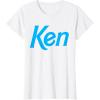 imageBarbie Ken 1990s Logo TShirt  Unisex Adults Kids  Black  Short Sleeve  Classic Fit  Crew Neck  Modern  Letter Print  Classic  1 Count  Adults Nostalgic Fans Classic Style EnthusiastsWhite