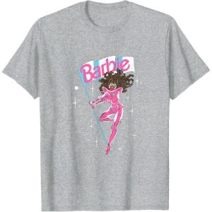 imageBarbie  Astronaut Barbie TShirtHeather Grey