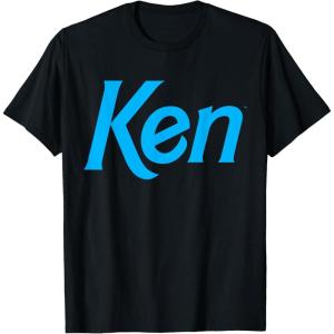 imageBarbie Ken 1990s Logo TShirt  Unisex Adults Kids  Black  Short Sleeve  Classic Fit  Crew Neck  Modern  Letter Print  Classic  1 Count  Adults Nostalgic Fans Classic Style EnthusiastsBlack
