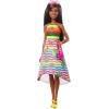 imageBarbie Crayola Rainbow Fruit Surprise StrawberryScented Brunette Doll and Fashions Creative Art Fashion Toy Gift for 5 Year Olds and Up