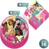 imageHOME ampamp HOOPLA Barbie and Friends Pink Birthday Party Table Decorations Round Paper Dinner Plates and Lunch Napkins 16 Plates ampamp Napkins