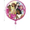imageHome ampamp Hoopla  Barbie and Friends Pink Birthday Party Decorations Foil and Latex Balloon Set 9 Balloons