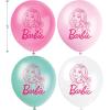 imageHome ampamp Hoopla  Barbie and Friends Pink Birthday Party Decorations Foil and Latex Balloon Set 9 Balloons