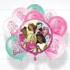 imageHome ampamp Hoopla  Barbie and Friends Pink Birthday Party Decorations Foil and Latex Balloon Set 9 Balloons