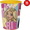 imagePink Barbie Design Plastic Stadium Cup 16 oz 1 Count  Durable Drinkware Ideal for Kids Birthdays Themed Events ampamp Everyday UsePink