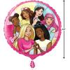 imageUnique Barbie Multicolor Foil Balloon  18 1 Count  Vibrant ampamp Fun Party Dcor18 Pack of 4