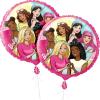 imageUnique Barbie Multicolor Foil Balloon  18 1 Count  Vibrant ampamp Fun Party Dcor18 Pack of 4
