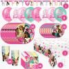 imageUnique Barbie Party Decorations  Barbie Birthday Decorations for 16 Guests  Barbie Plates and Napkins Cups Table Cloth Banner Balloons Checklist  Barbie Party Supplies