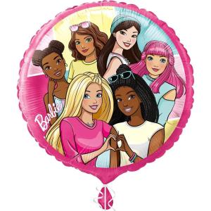 imageUnique Barbie Multicolor Foil Balloon  18 1 Count  Vibrant ampamp Fun Party Dcor18