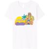 imageBarbie  Retro California Dreamin Premium TShirtWhite