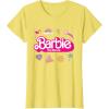 imageBarbie The Movie  Movie Logo Icons TShirtLemon Yellow