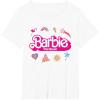 imageBarbie The Movie  Movie Logo Icons TShirtWhite