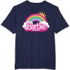 imageBarbie The Movie  Rainbow Logo TShirtNavy Blue