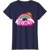 imageBarbie The Movie  Rainbow Logo TShirtNavy Blue