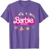 imageBarbie The Movie  Movie Logo Icons TShirtPurple Heather