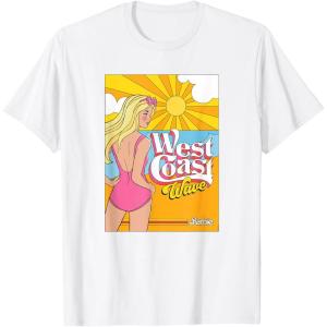 imageBarbie  West Coast Wave Sunset TShirtWhite