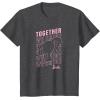 imageBarbie Together We Shine Silhouette TShirtDark Heather Grey
