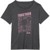 imageBarbie Together We Shine Silhouette TShirtDark Heather Grey