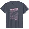 imageBarbie Together We Shine Silhouette TShirtHeather Blue