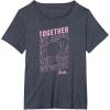 imageBarbie Together We Shine Silhouette TShirtHeather Blue