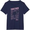 imageBarbie Together We Shine Silhouette TShirtNavy Blue