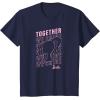 imageBarbie Together We Shine Silhouette TShirtNavy Blue