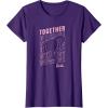 imageBarbie Together We Shine Silhouette TShirtPurple