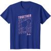imageBarbie Together We Shine Silhouette TShirtRoyal Blue