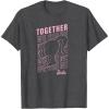 imageBarbie Together We Shine Silhouette TShirtDark Heather Grey