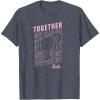 imageBarbie Together We Shine Silhouette TShirtHeather Blue