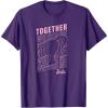 imageBarbie Together We Shine Silhouette TShirtPurple
