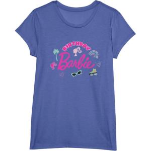 imageBarbie  Birthday Barbie Icons TShirtBright Blue Heather