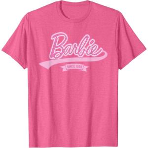 imageBarbie Logo  Since 1959 TShirtPink Heather