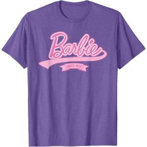 imageBarbie Logo  Since 1959 TShirtPurple Heather