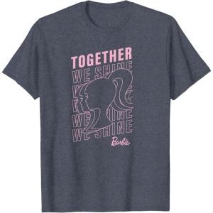 imageBarbie Together We Shine Silhouette TShirtHeather Blue