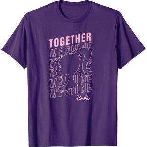 imageBarbie Together We Shine Silhouette TShirtPurple