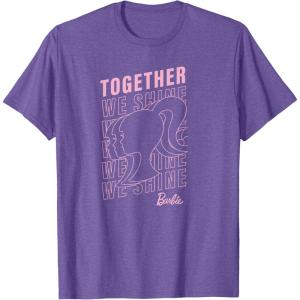 imageBarbie Together We Shine Silhouette TShirtPurple Heather