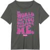 imageBarbie The Movie  You Inspire Me TShirtAsphalt Grey