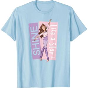imageBarbie  Ballerina Barbie  Purple Leotard Shine Like a Star TShirtBaby Blue