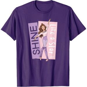 imageBarbie  Ballerina Barbie  Purple Leotard Shine Like a Star TShirtPurple