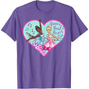imageBarbie  Barbie Ballet Dance Your Heart Out TShirtPurple Heather
