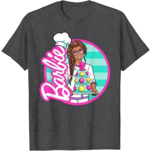 imageBarbie  Dessert Delight Pastry Chef TShirtDark Heather Grey