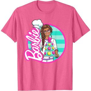 imageBarbie  Dessert Delight Pastry Chef TShirtPink Heather