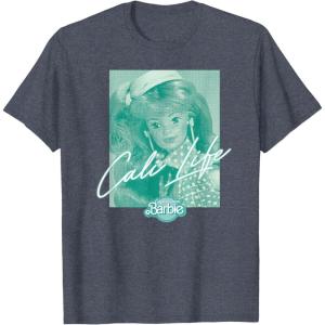 imageBarbie  Green Cali Life TShirtHeather Blue