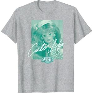 imageBarbie  Green Cali Life TShirtHeather Grey
