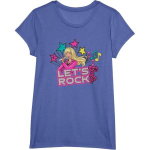 imageBarbie  Lets Rock Popstar TShirtBright Blue Heather