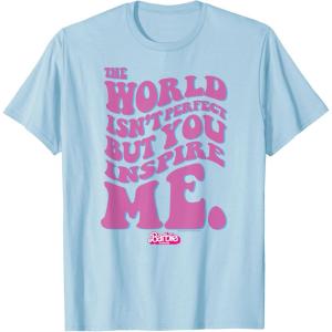 imageBarbie The Movie  You Inspire Me TShirtBaby Blue