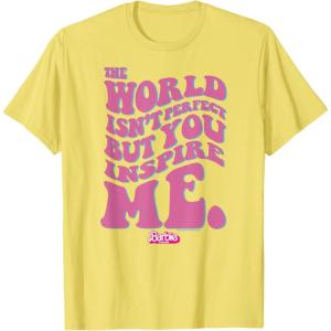 imageBarbie The Movie  You Inspire Me TShirtLemon Yellow