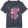 imageBarbie  Barbie Ballerina  En Pointe TShirtHeather Blue